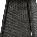 Corsica Rd Bistro Table Grey Rattan