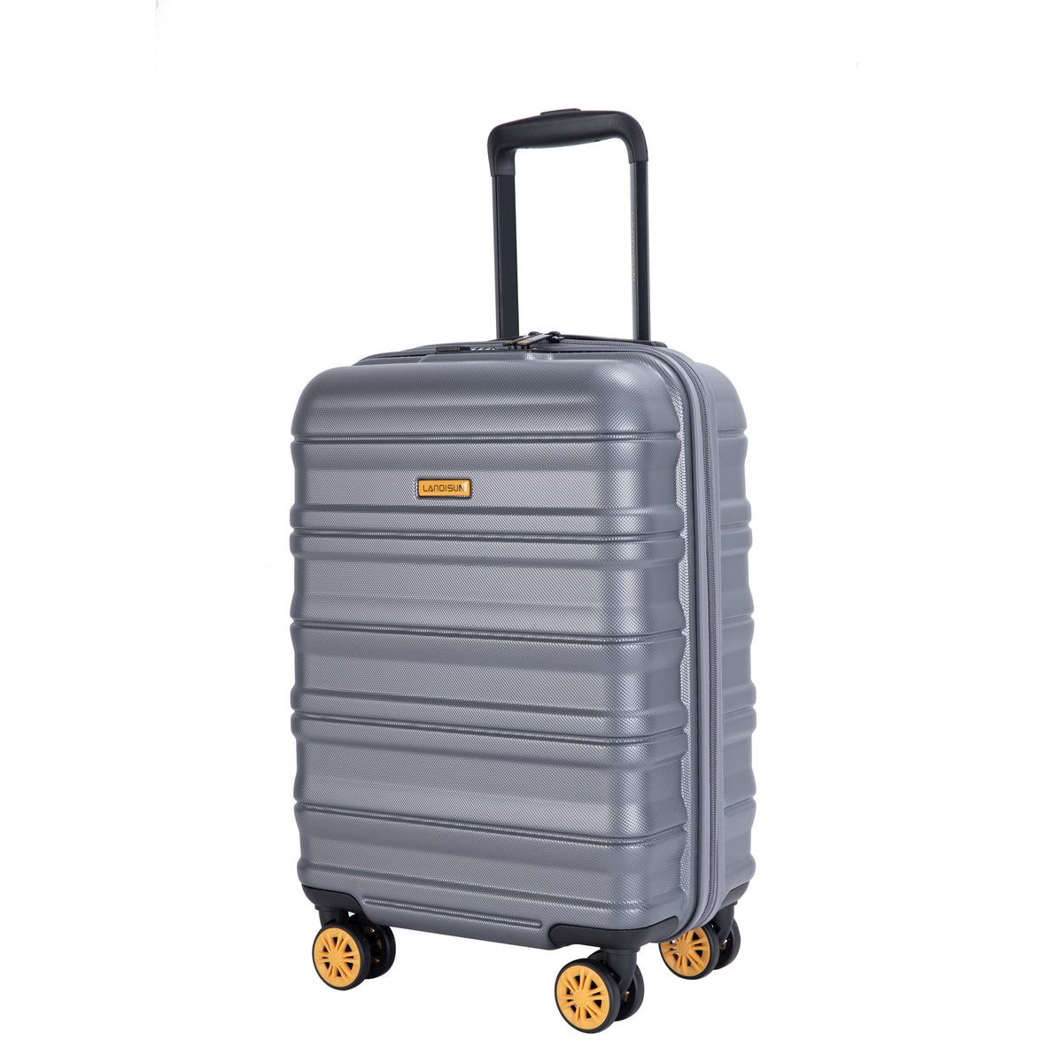 Carry On Luggage Airline Approved18.5" Carry On Suitcase With Tsa Approved Carry On Luggage With Wheels Carry On Bag Hard Shell Suitcases, Dark Grey Dark Grey Abs Pc