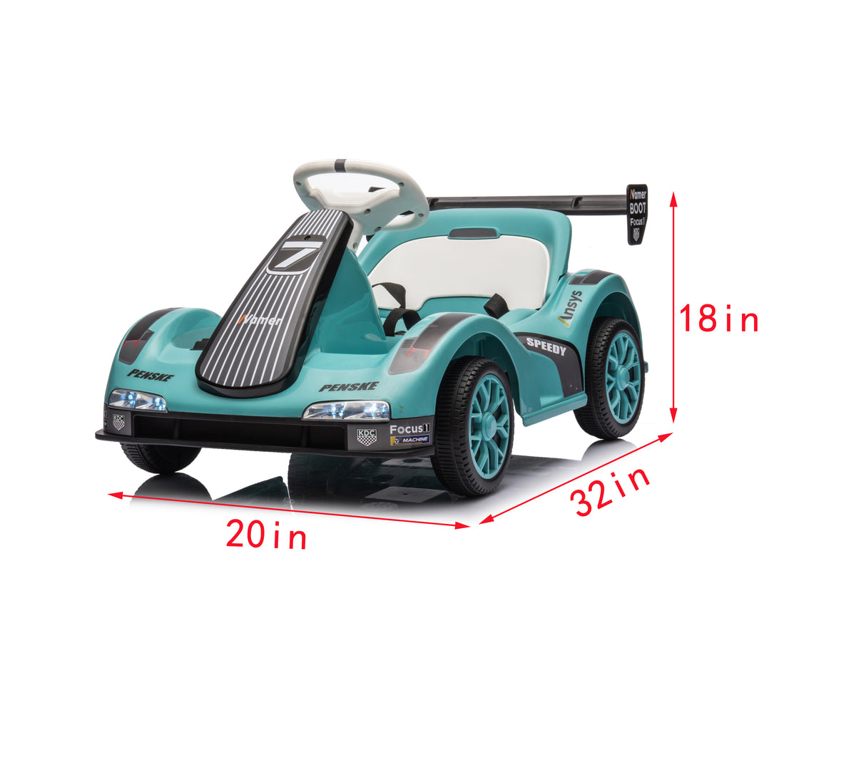 Ride On Car, Kids Electric Car,Tamco Riding Toys For Kids With Remote Control Amazing Gift For 3 6Years Boys Grils Antique Green Plastic