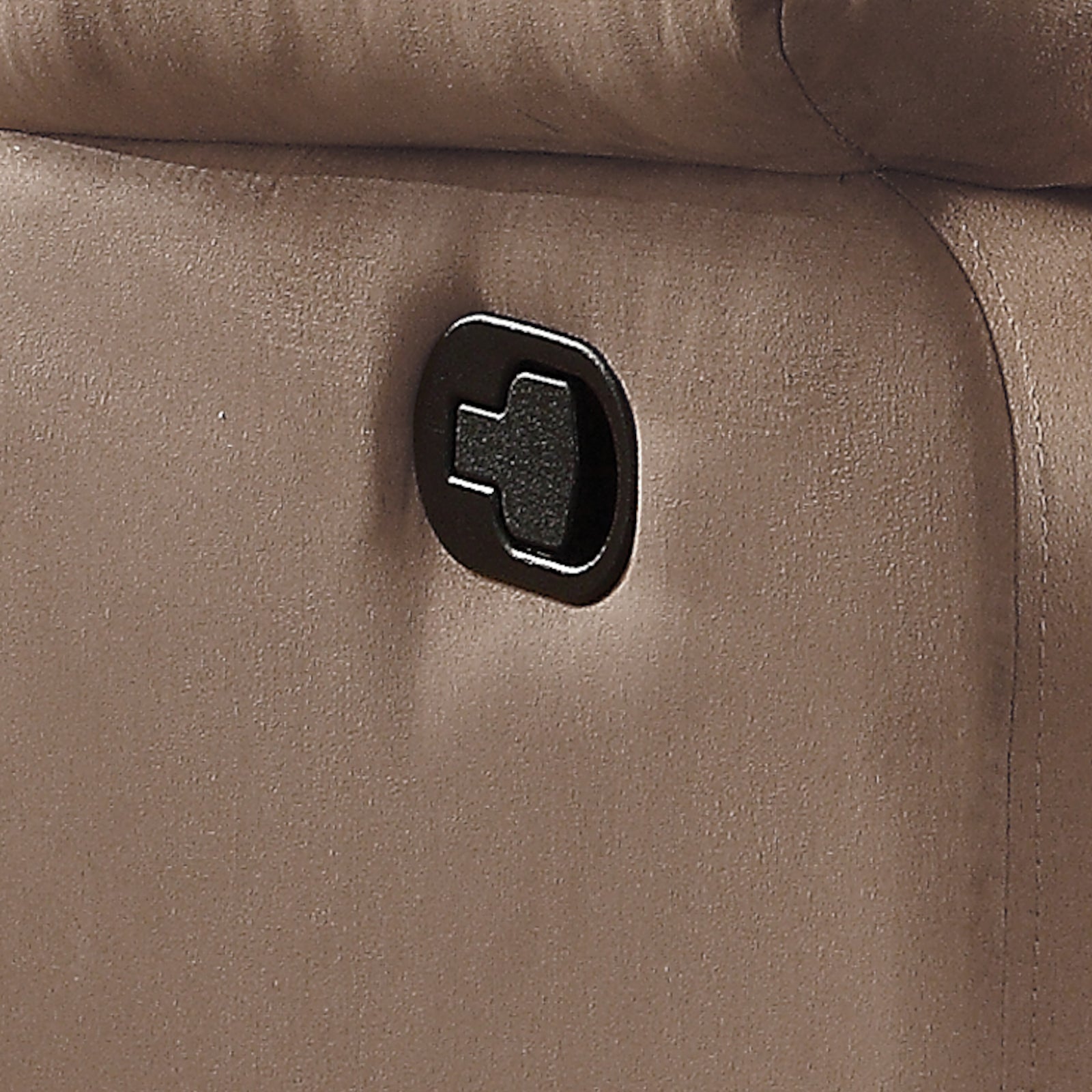 Brown Recliner With Pillow Top Arm Brown Microfiber Manual Handle Metal Primary Living Space Tight Back Handle Pillow Top Arms Wood Fabric