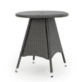 Corsica Rd Bistro Table Grey Rattan