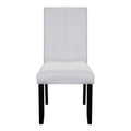 5 Piece Round Dining Table Set, 43 Inch Modern Dining Table And 4 Upholstered Chairs For Dining Room, Kitchen Room, Living Room, Easy Assembly Upholstered Chair Beige White Dining Room American Design,Farmhouse,Mid Century Modern,Modern Round Round