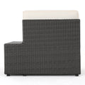 Santa Cruz Arm Chairs L & R Grey Pe Rattan Iron