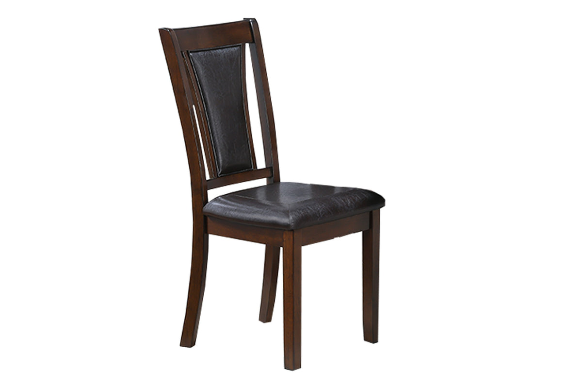 Beautiful Dining Room Furniture Walnut Black 6Pcs Set Dining Table 4X Side Chairs Bench Unique Design Back Chair Brown Wood Dining Room Bench Seating Rectangular Dining Table With Chair And Bench