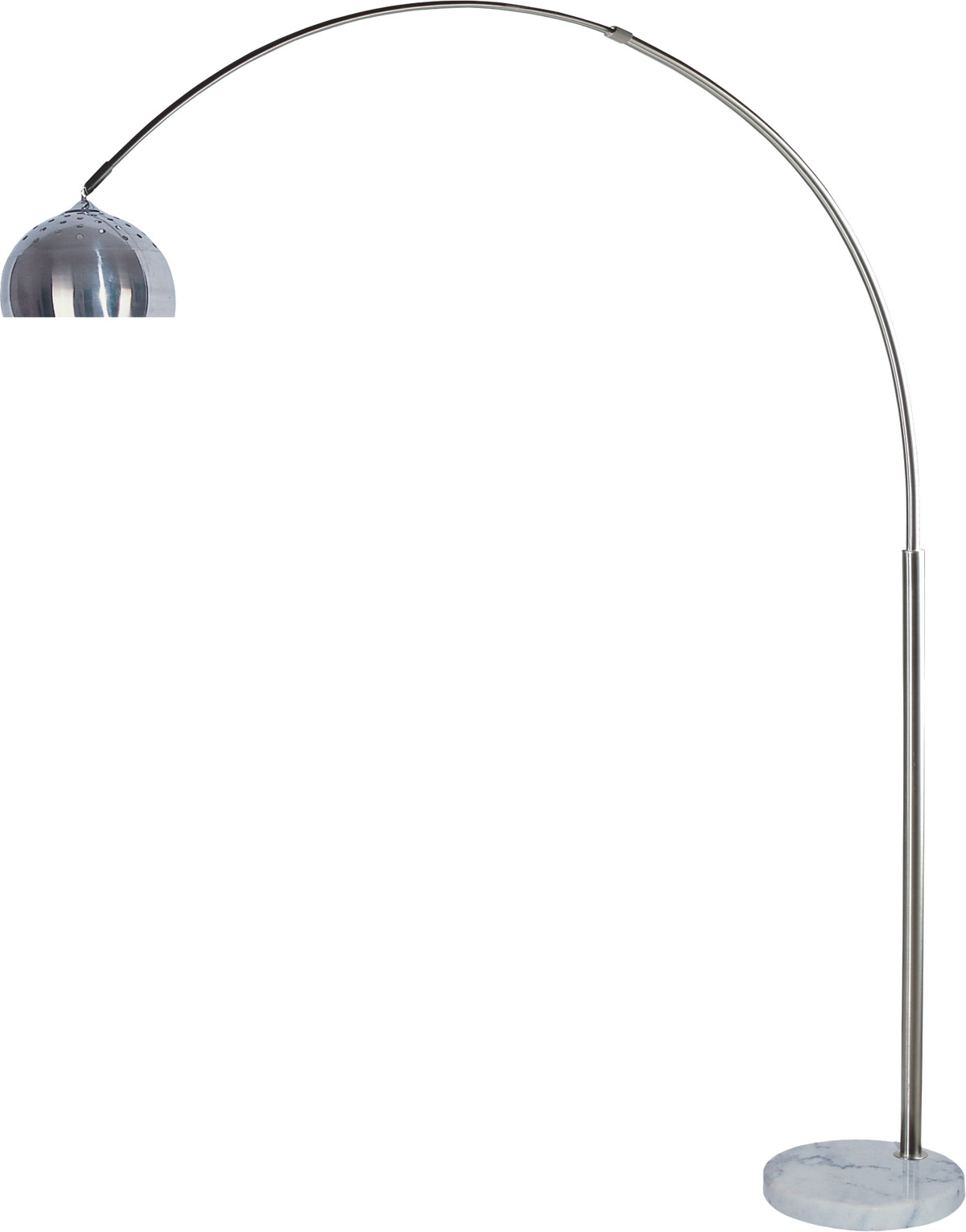 81"H Steel Modern Arch Floor Lamp Brushed Nickel Table&Floor Lamps Modern Led Living Room Metal Metal