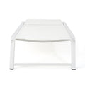 Myers Chaise Lounge Mp2 White Metal Mesh