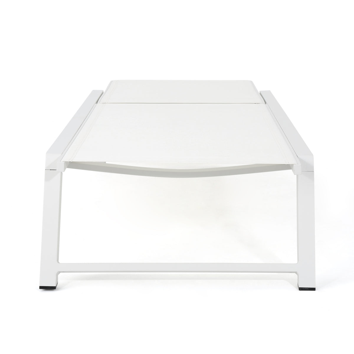 Myers Chaise Lounge Mp2 White Metal Mesh