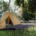 Outsunny 2 Person Folding Camping Cot For Adults, 50