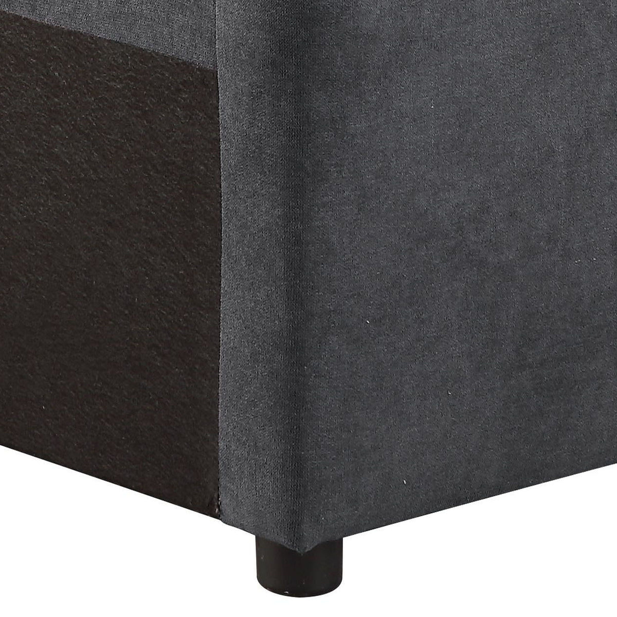 Grey Right Facing Loose Back Accent Chair Grey Primary Living Space Pine Wood Plastic