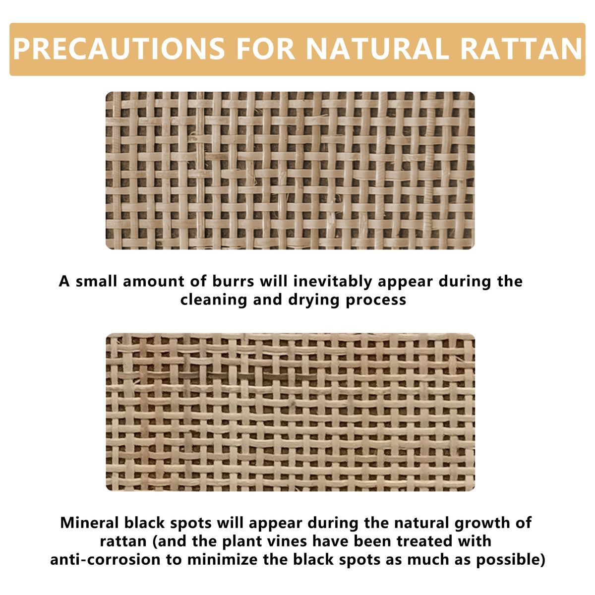 51.18"6 Drawers Rattan Storage Cabinet Rattan Drawer,For Bedroom,Living Room,Natural Same Sku:W75784346 Natural Mdf