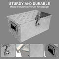 20 Inch Aluminum Truck Tool Box, Truck Bed Tool Storage Box With Side Handle,Lock And 2 Keys, 20.1