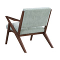 Scandi Comfort Lounge Chair Green Solid Wood Mdf