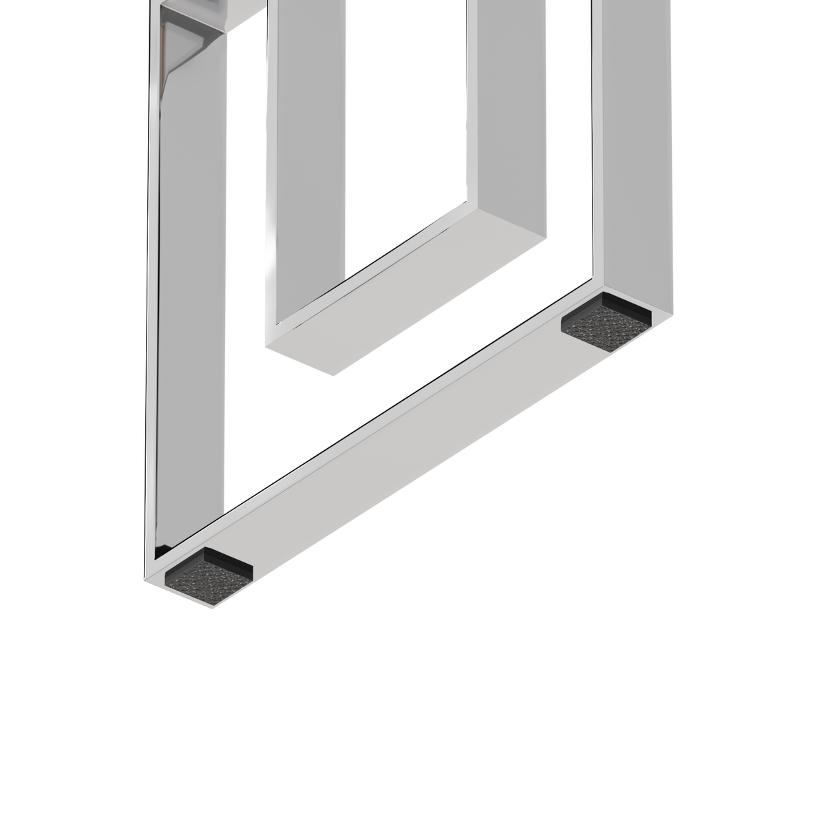 Console Table Stainless Steel Glass,Meal Side Table Silvery Clear Bs 02 S Silver,Transparent Primary Living Space Modern Stainless Steel