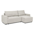 Modular Corduroy Upholstered 3 Seater Sofa Bed With Storage For Home Apartment Office Living Room, Free Combination, L Shapedbeige Beige Wood Primary Living Space Medium Soft Pillow Back Eucalyptus Square Arms Foam Corduroy 3 Seat