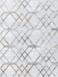 Nova Gc Soh9001 Multi 2 Ft. 7 In. X 7 Ft. Area Rug White Polyester