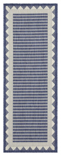 Sunshine Gc Har2013 Blue 7 Ft. 10 In. X 10 Ft. 3 In. Indoor Outdoor Area Rug Blue Polyester Polypropylene