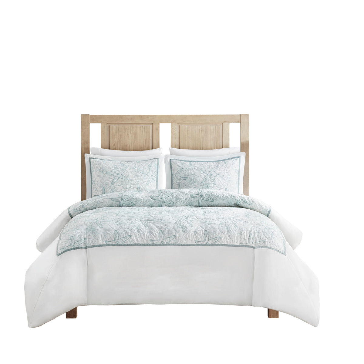 Duvet Cover Mini Set White Full Queen Queen Multicolor Cotton