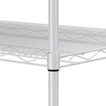 5 Tier Heavy Duty Adjustable Shelving And Racking, 300 Lbs. Per Wire Shelf, With Wheels And Shelf Liners, For Warehouses, Supermarkets, Kitchens, Etc. 59.45 