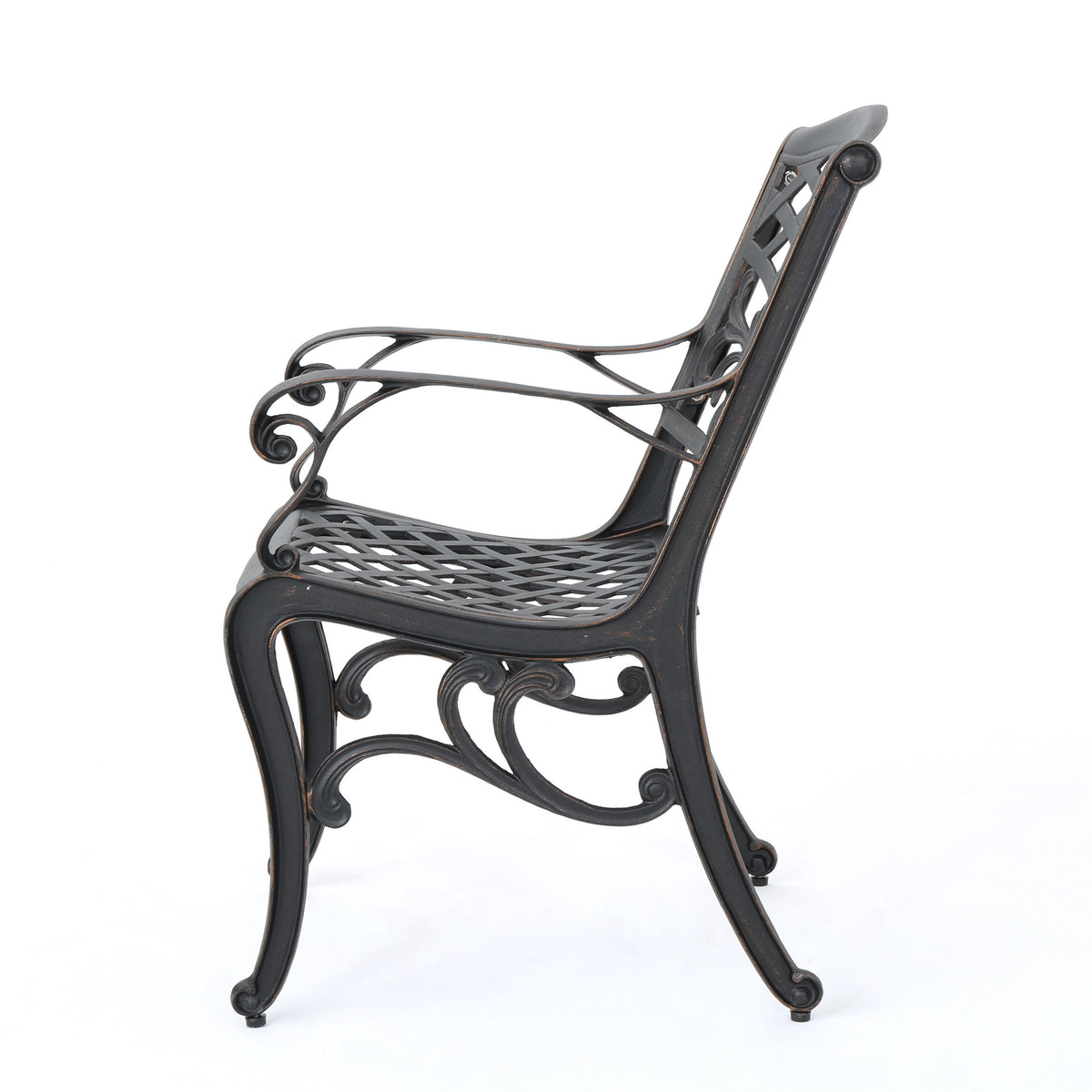 Phoenix Arm Chair Set Of 2 Copper Aluminium