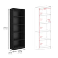 Aynor 3 Piece Home Bookcase Set, 74