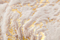 Luxury Chinchilla Faux Fur Gilded Beige Throw Blanket 60