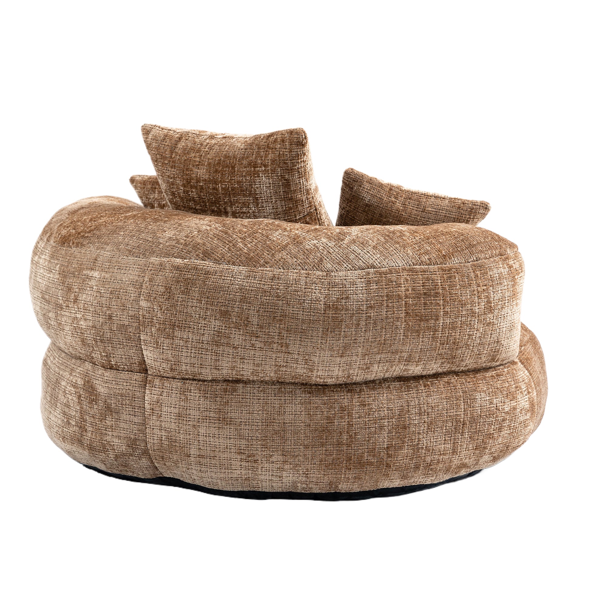 Coolmore Lazy Sofa Durable Comfort Lounger High Back Bean Bag Chair Couch With Three Pillows For Adults And Kids, Indoor & Outdoor, Single Gaming Sofa Chair For Bedroom,Office Coffee Chenille Coffee Foam Chenille 1 Seat