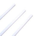 Outsunny Sun Sail Shade Canopy Adjustable Installation Pole Pipe Kit White Dark Grey Iron