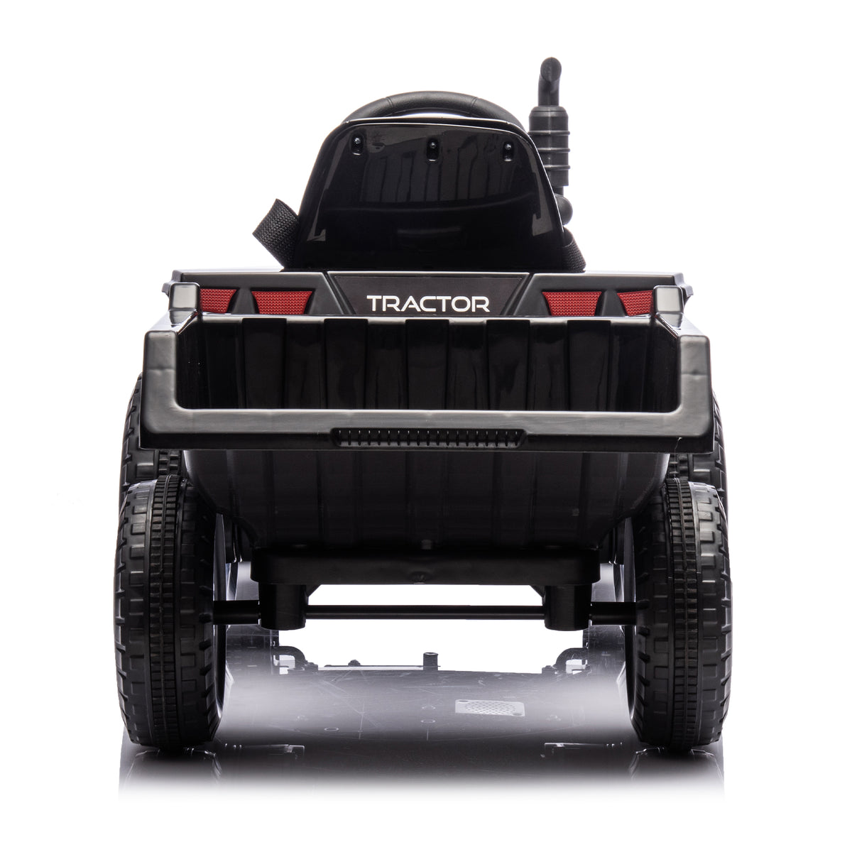 12V Kids Ride On Electric Tractor Black Knight,Kids Ride On Toy.2Wd,Non Skid Tires, Steering Wheel, Foot Pedal,With Removable Storage Tug,Light,Bluetooth,Music,Mp3,Usb,Power Display For Kids Aged 2 3. Black 50 99 Lbs Polypropylene