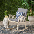 Casa Acacia Rocking Chair Grey Acacia Wood