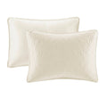 Reversible Quilt Set Cream Twin Twin Xl Cream Cotton