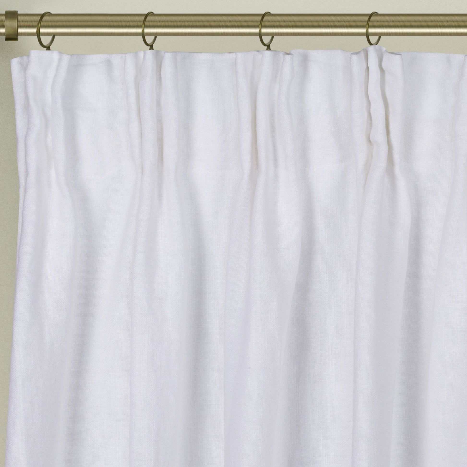 Newport Blackout Curtains For Bedroom, Linen Curtains For Living Room, Window Curtains, Room Darkening Curtains 96 Inches Long, White White Linen