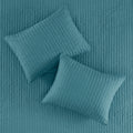 2 Piece Quilt Set Teal Twin Twin Xl Twin Teal Microfiber