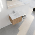 36 Inch Soft Close Doors Bathroom Vanity With Sink, A Small Storage Shelves, 24