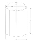 Accent Table, Drum, Side, End, Nightstand, Lamp, Living Room, Bedroom, Gold Metal, Contemporary, Modern Gold Metal