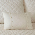 4 Piece Cotton Reversible Tailored Bedspread Set Khaki King King Khaki Cotton