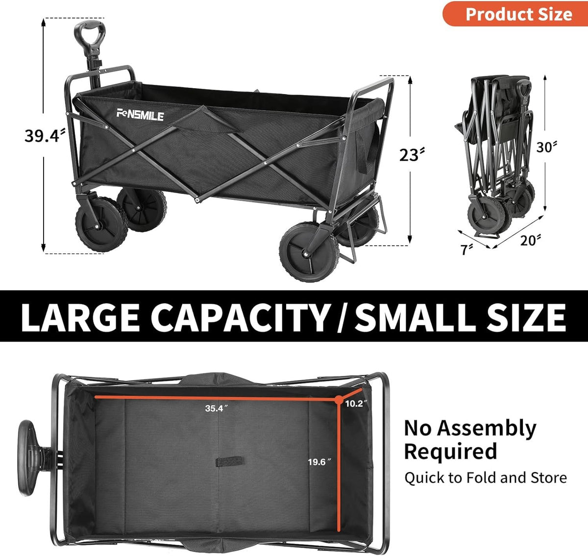 Black 2 Fold Campers Black Metal