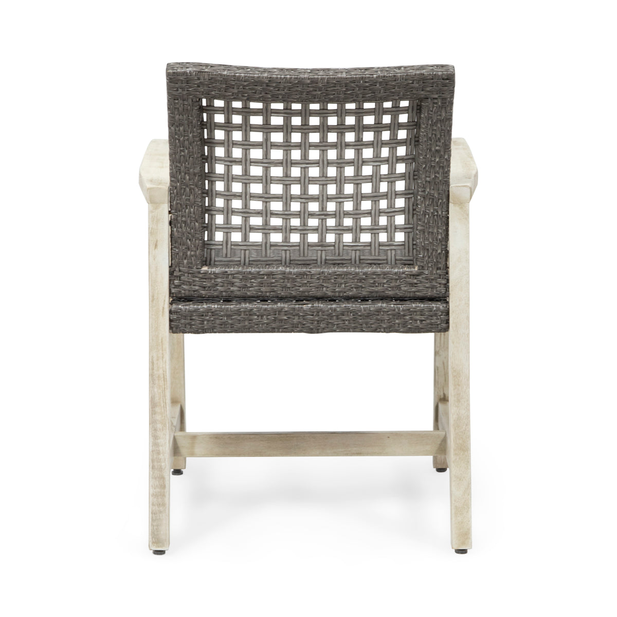 Hampton Wood And Wicker Dining Chair Set Of 2 Black Grey Velvet
