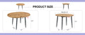 With A Clever Retractable Mechanism, The Mdf Table Top Is Made Of Black Metal Legs And Has A Smooth And Delicate Surface. The Unique Look Creates The Sleekof A Modern Home. Wood Mdf Metal