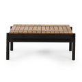 Theo Sofa Corner Coffee Table Cream Acacia Wood