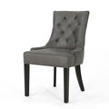 Cheney Dining Chair Kd Mp2 Set Of 2 Slate Microfiber