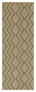 Earth Gc Ntl1010 Jute Black 7 Ft. 10 In. X 10 Ft. 3 In. Indoor Outdoor Area Rug Natural Black Polyester Polypropylene