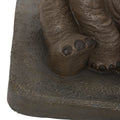 Elephant Umbrella Base Gray Concrete