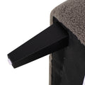 Upholstered Accent Chair Tufted Armchair For Living Room And Bedroom, Russet Brown Brown Birch Foam Teddy