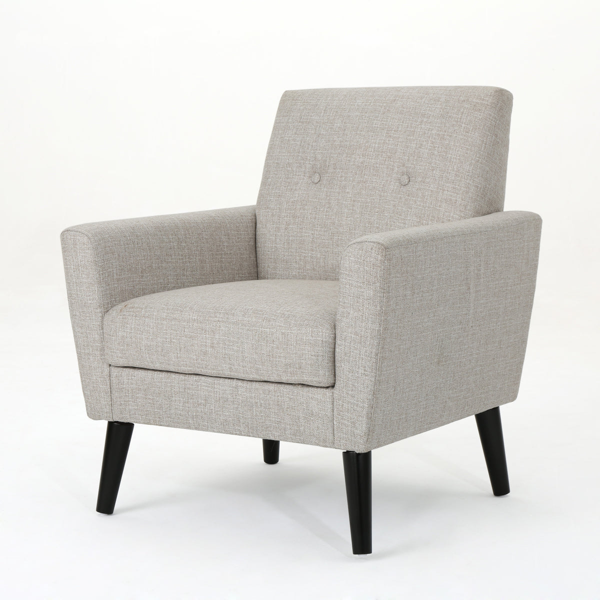Club Chair Beige Fabric