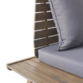 Sedona Club Chair Dark Grey Wood