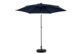 9Ft Outdoor Patio Umbrella Outdoor Table Umbrella With Push Button Tilt And Crank, Market Umbrella 6 Sturdy Ribsdeck, Backyard, Pool Base Not Included Navy Blue Navy Blue Garden & Outdoor Steel