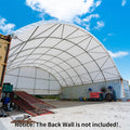 Ping Container Canopy Shelter 40'X40'X13',11 Oz Pe White Steel