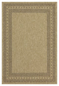Earth Gc Ntl1007 Jute Mocha 2 Ft. 7 In. X 7 Ft. 3 In. Indoor Outdoor Area Rug Natural & Light Brown Polyester Polypropylene