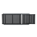 Myers Chaise Lounge Mp2 Black Grey Rattan Metal