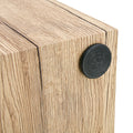 Modern Three Piece Coffee Table.Elevate Your Living Space With This Modern Mdf Coffee Table That Showcases Smooth, Light Wood Color Texture Patterns. Stylish Design. Wood Mdf